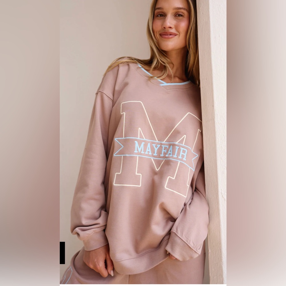 Mayfair Angels V-Neck Sweatshirt